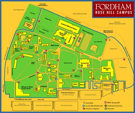 Campus Map Campus Map Fordham University Campus