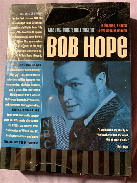 Bob Hope The Ultimate Collection DVD 2003 3 Disc Set 823753500098