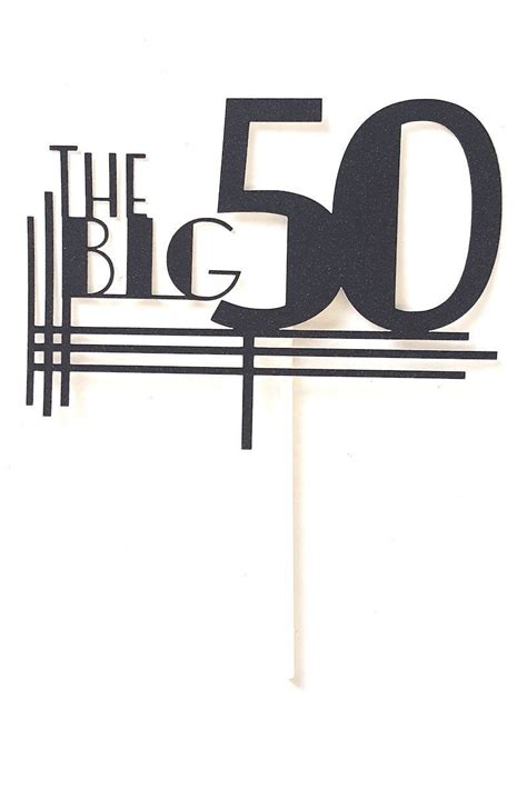 big 50 cake toppers happy 50th birthday cake topper etsy 50th birthday cake toppers 50th