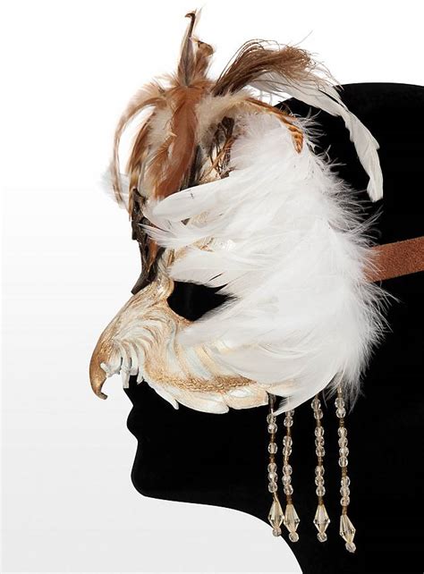 Owl Sorceress Leather Half Mask
