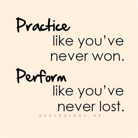 It's tough to wrap up the impact of music into words. Practice like you've never won. Perform like you've never ...