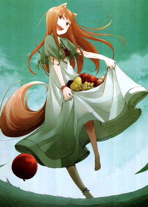 Ayakura Juu Holo Spice And Wolf Absurdres Highres Official Art