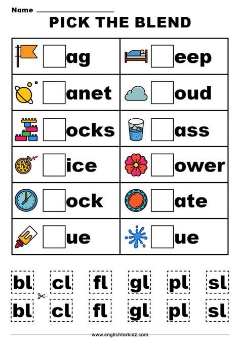 Worksheets are phonics consonant blends and h digraphs, bl blend activities, fl blend activities. Beginning Blends 1 Worksheets | 99Worksheets