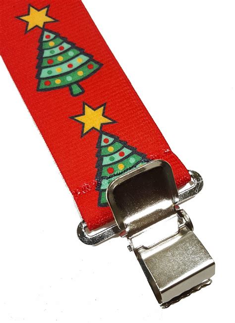 It's officially that time of year. CHRISTMAS TREE USA MADE CUSTOM SUSPENDERS 2 WIDE STRONG ...