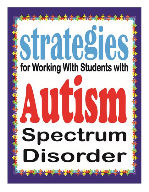 Strategies For Working With Children With Autism Spectrum Disorder