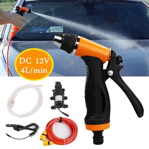 High Pressure Car Wash Water Pump Kit Marine Deck Sprayer Portable Car