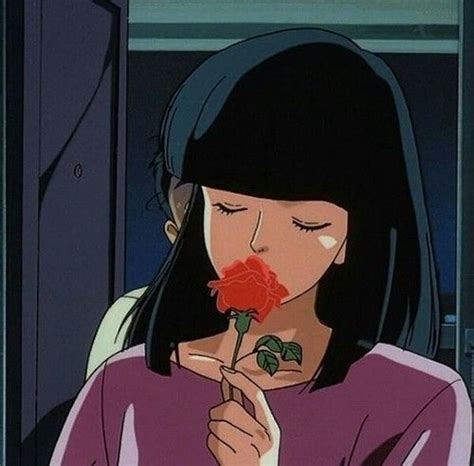 A Rose Aesthetic Anime 90s Anime Anime