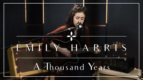 A Thousand Years Cover Emily Harris Youtube