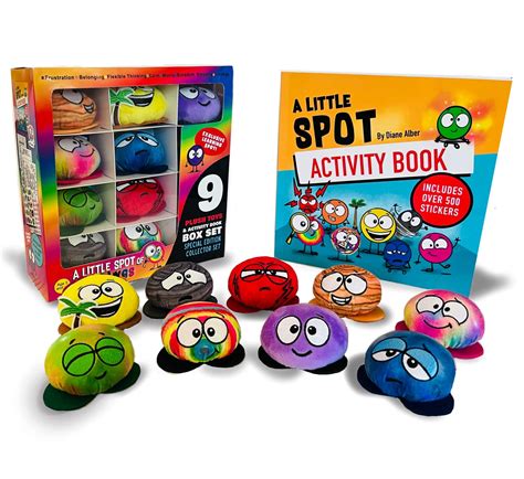 A Little Spot Of Feelings 9 Plush Toys With Activity Book Box Set By