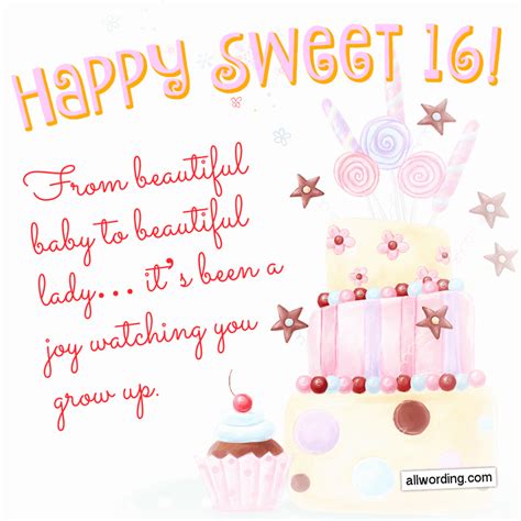 Birthday Wishes For A Sweet 16 Girl The Cake Boutique