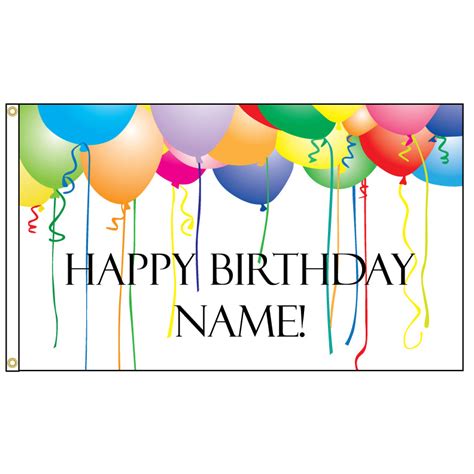 Personalized Happy Birthday Flag Shop Flags Unlimited