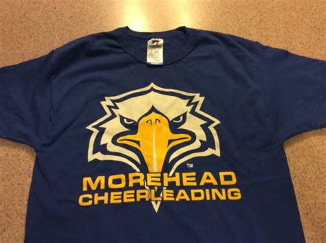 Morehead State University Cheerleading Eagles College Logo T Shirt S