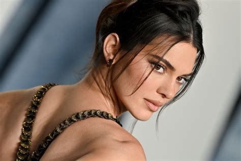 Kendall Jenner Risks Wardrobe Malfunction With Perfectly Placed Petals