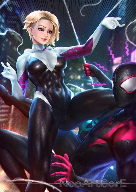 Spider Gwen Into The Spider Verse Ultimate Marvel Spider Gwen Spider