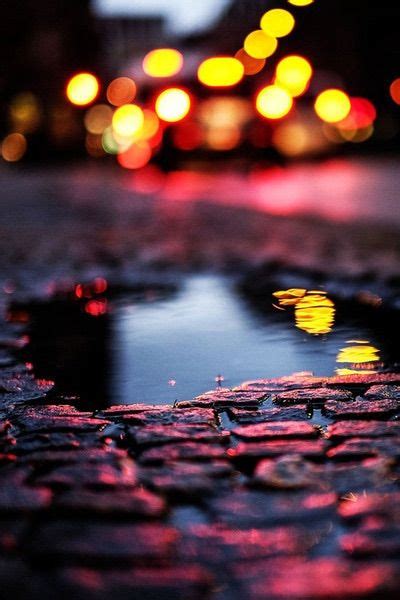 Night Photography We Heart It And Rain On Pinterest
