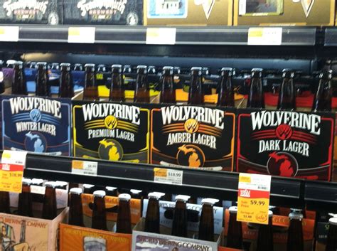 Cup cake station 116 e. Wolverine Lager on the shelf at Ann Arbor, MI Whole Foods ...