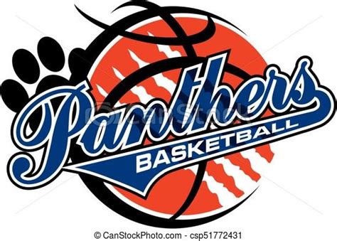 Vector Panthers Basketball Stock Illustration Royalty Free