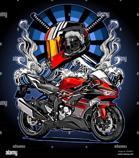 Motorcycles Vector Template Stock Vector Image And Art Alamy