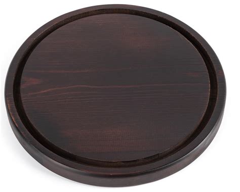 Glass Dome Wood Bases Natural Or Dark Brown Finish