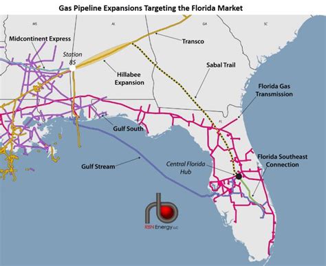 Pipeline markers indicate the approximate location, but not the depth, of a buried pipeline. Mainline Florida - An Update of the Southeast Power Market ...