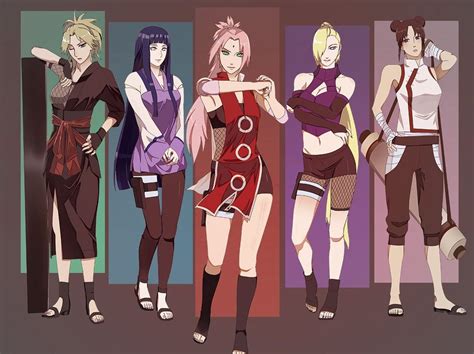 Future Girls Naruto Girls Naruto Shippuden Anime Kunoichi Naruto