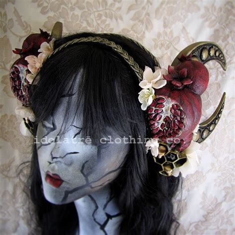 Staring pauline chan, pal sin, amy yip and gigi lai. Queen of the Underworld Art Nouveau Crown | Etsy | Art ...