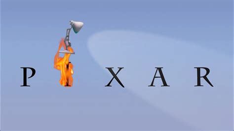 Luxo Lamp Fire Extinguished Spoof Pixar Logo Youtube