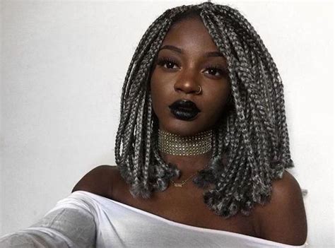 25 Most Beautiful Gray Braided Hairstyles For African American Woman