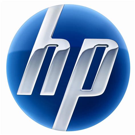 Hp Logo Blue Desktop Background
