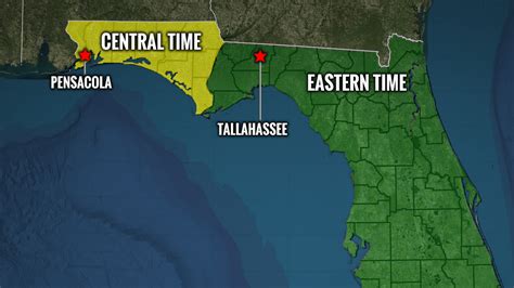 Fl Time Zone Map Understanding Time Zones In Florida World Map