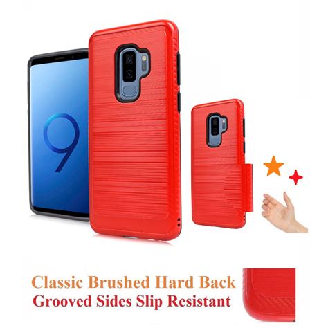 For 62 Samsung Galaxy S9 Plus Case Phone Case Grooved Sides Firm