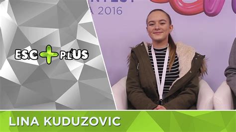 Interview With Lina Kuduzović Slovenia At Junior Eurovision 2015