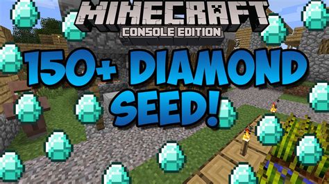 Minecraft Xbox And Playstation Tons Of Diamonds Seed 150 Diamonds