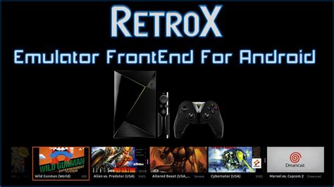 Retrox Emulator Frontend For Android Youtube