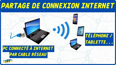Comment Partager La Connexion Internet Dun Pc Connecté Par Câble Réseau Vers Un Téléphone Tuto