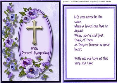 Sympathy deepest sympathy deepest sympathy our thoughts and prayers are with you deepest sympathy. Deepest Sympathy with Verses ( Lilac ) - CUP632038_1398 ...