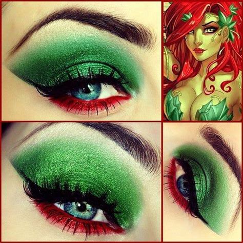 Lady Of The Geek In The Eyes Of A Superhero Poison Ivy Makeup