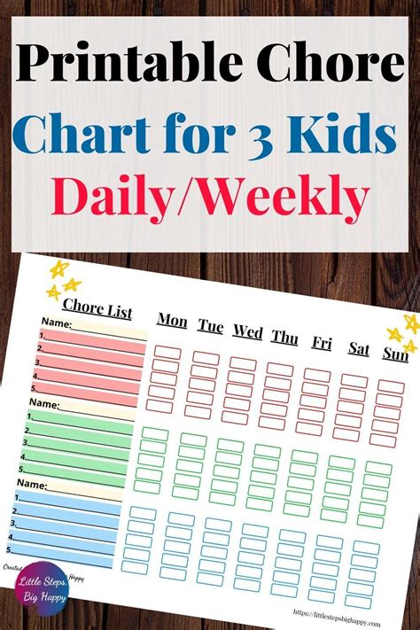 Pin On Chore Charts