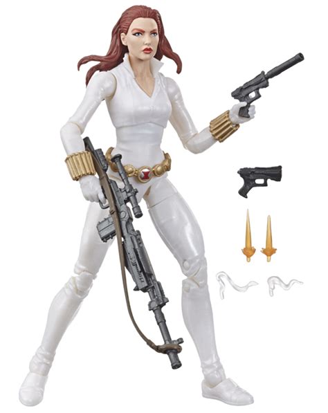 Exclusive Marvel Legends Black Widow Grey And White Costume