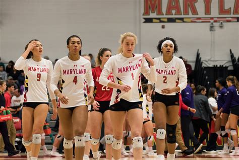 After Convincing First Set Win Maryland Volleyball Stumbles To Loss Vs Northwestern The
