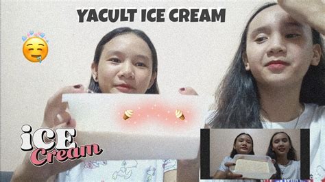 2 ingredients paano gumawa ng yakult ice cream youtube