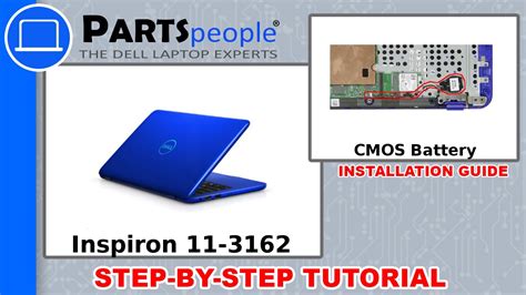 Dell Inspiron 11 3162 P24t001 Cmos Battery How To Video Tutorial