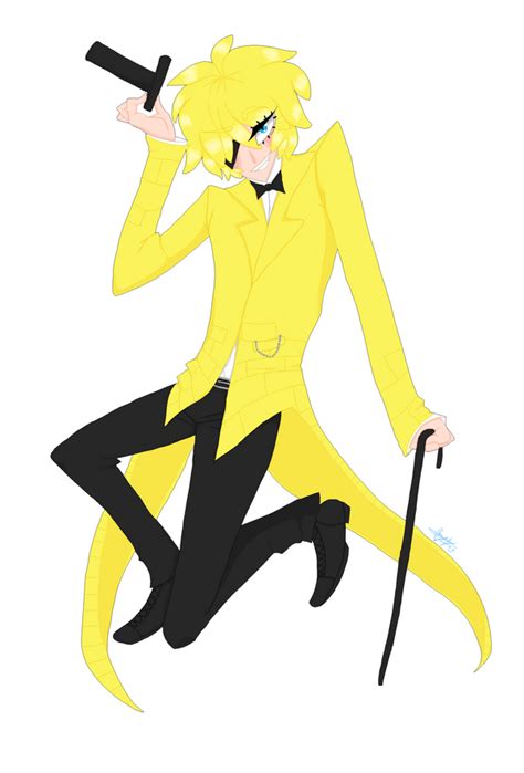 bill cipher human form by bakagee on deviantart