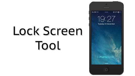 Edit The Ios 7 Slide To Unlock Text Lock Screen Tool Cydia Tweak