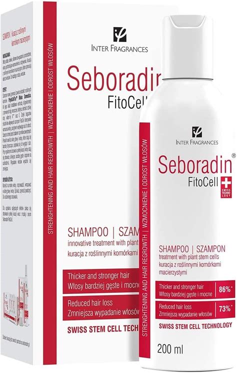 Seboradin Hair Loss And Regrowth Fitocell Shampoo With Swiss Technology