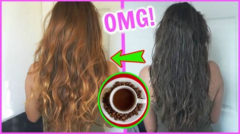 How To Dye Your Hair With Coffee Youtube
