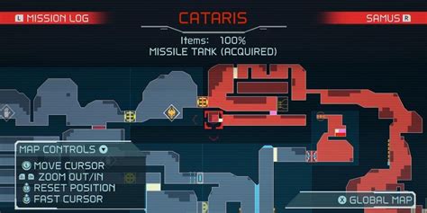 Metroid Dread Cataris Item Guide