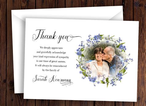 Thank You Quotes For Funeral Cards