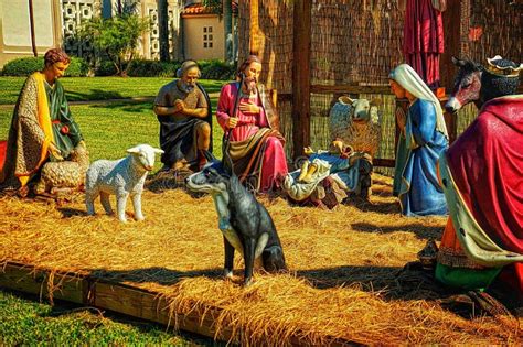 Christmas Nativity Scene Editorial Photography Image Of Faith 48043592