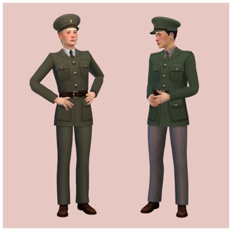 Midcentury Military Uniform By Micat Game